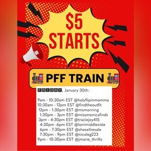 🚂 PFF Train🚂 January 30th🚂